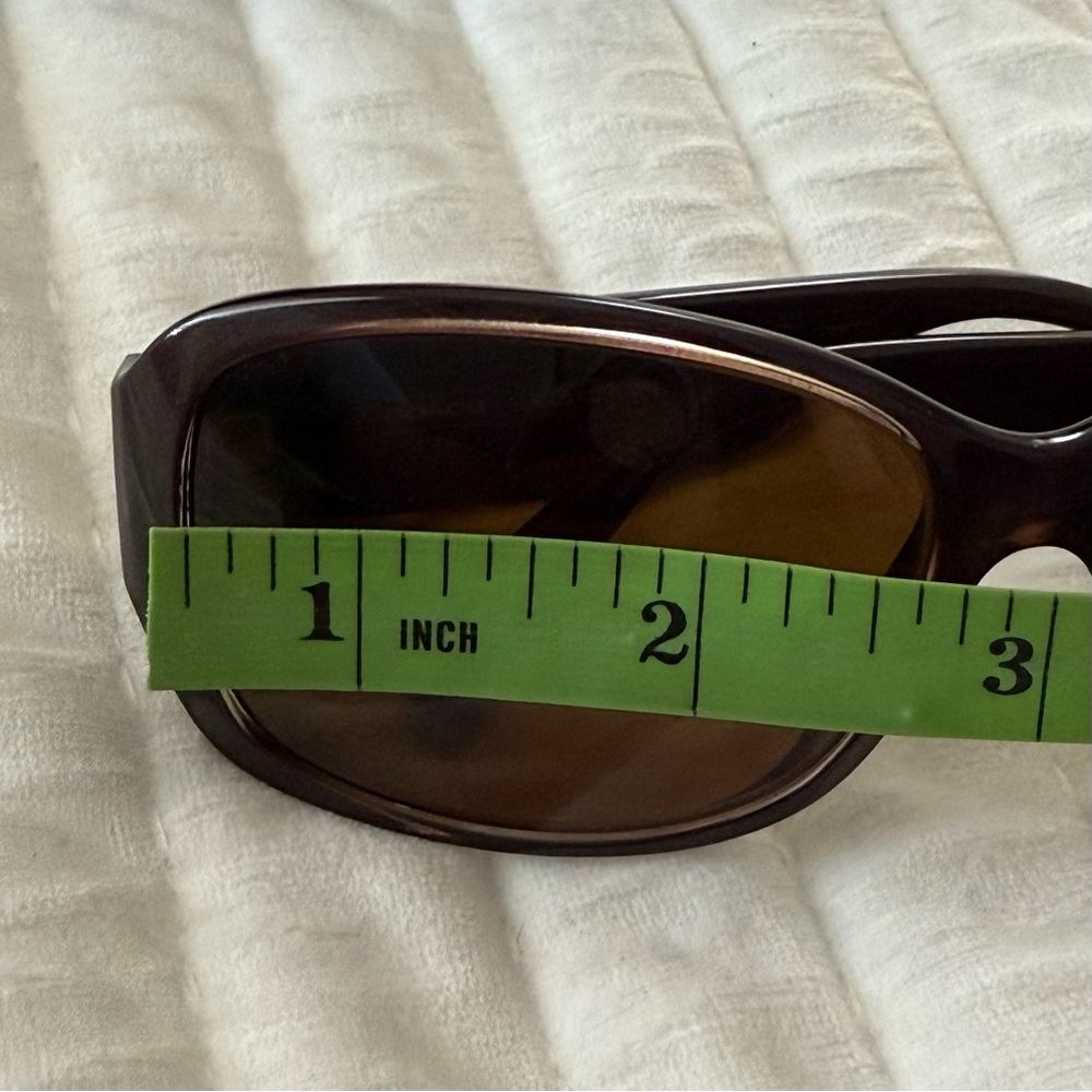 COACH S3005 Brown Gold Logo Arm -125/150? Nearsighted RX Prescription Sunglasses - Picture 11 of 16